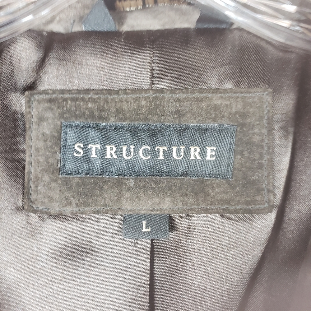 Structure Genuine Leather Jacket - image 2